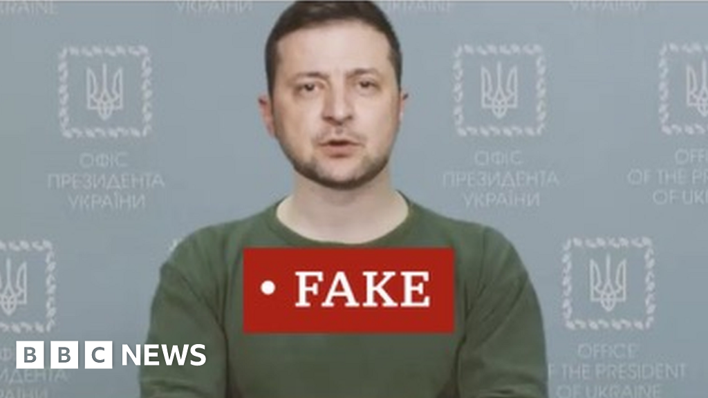Deepfake Presidents Used In Russia Ukraine War Bbc News