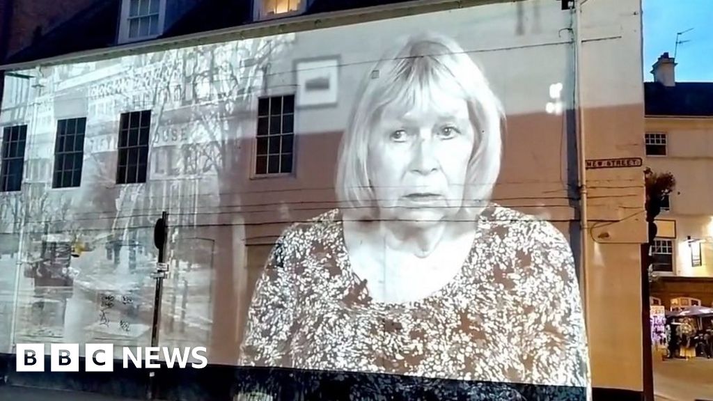 People’s memories projected on to city buildings