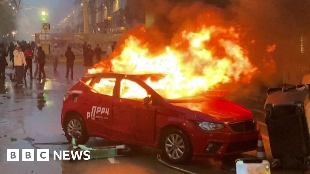 Clashes in Brussels after Morocco beat Belgium