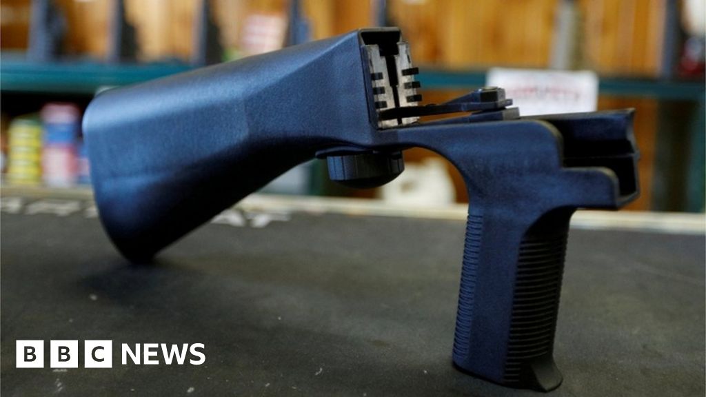Us Bans Bump Stock Gun Device Used In Las Vegas Mass Shooting Bbc News