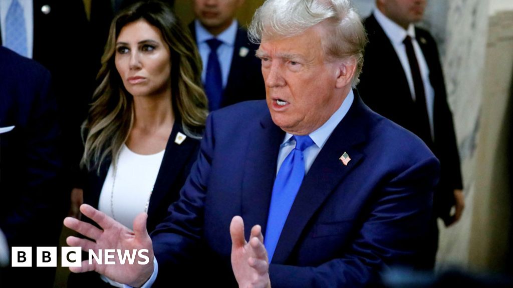 Watch Trump Tell Reporters Fraud Trial Is A Sham Watch Trump Tell Reporters Fraud Trial Is A Sham