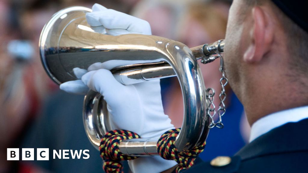 Last Post Ypres buglers' memorial milestone BBC News