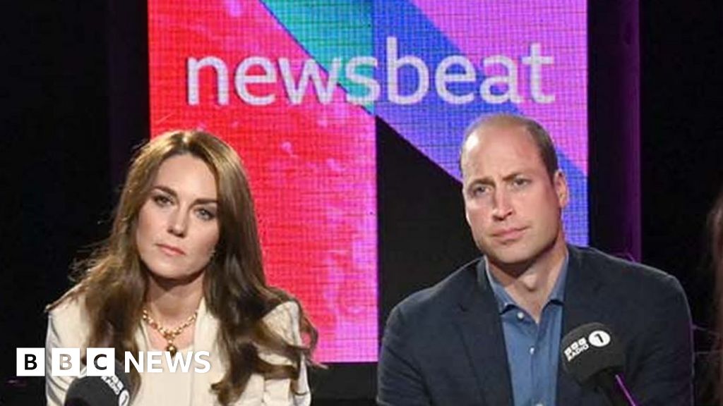 Prince and Princess of Wales take over Radio 1 Newsbeat