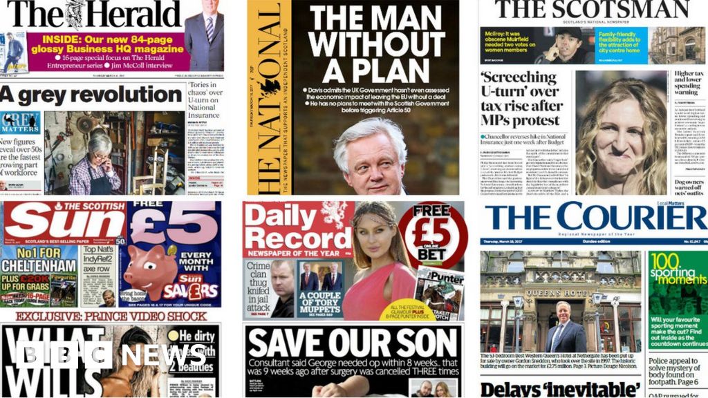 Scotland's papers: Hammond 'humiliated' and 'obscene' Muirfield - BBC News