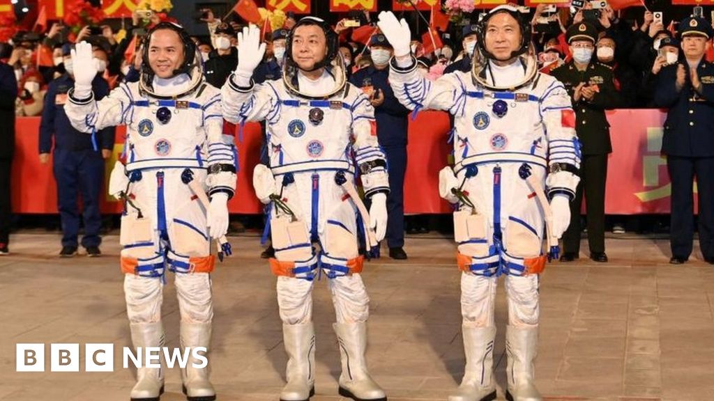 Shenzhou-15: China sends new crew to Tiangong space station