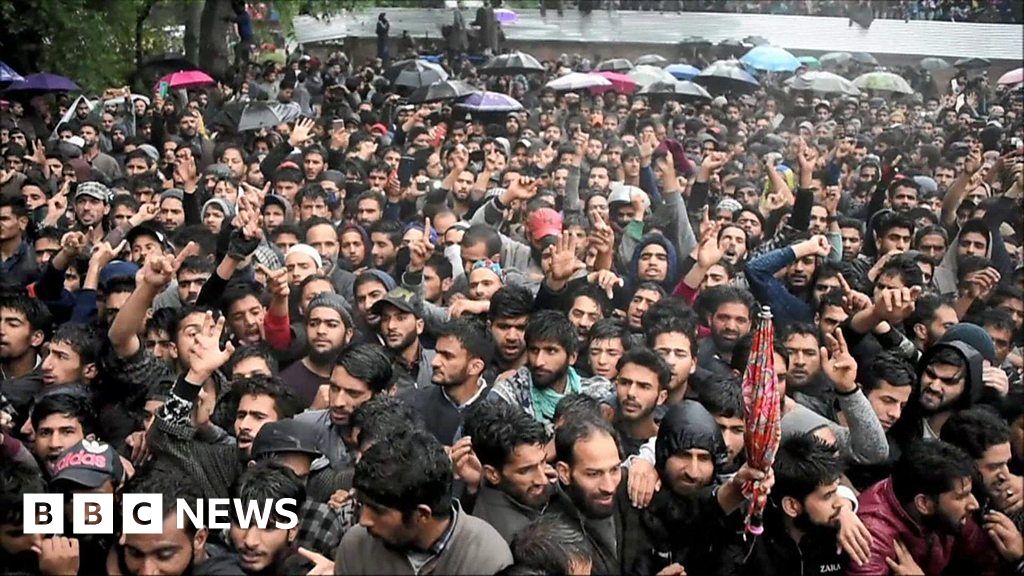 Zakir Musa: Thousands At Kashmir Militant's Funeral