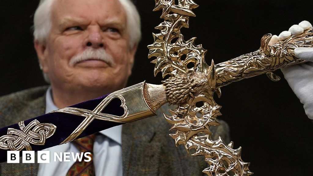 New sword presented to King Charles at Scottish Coronation event