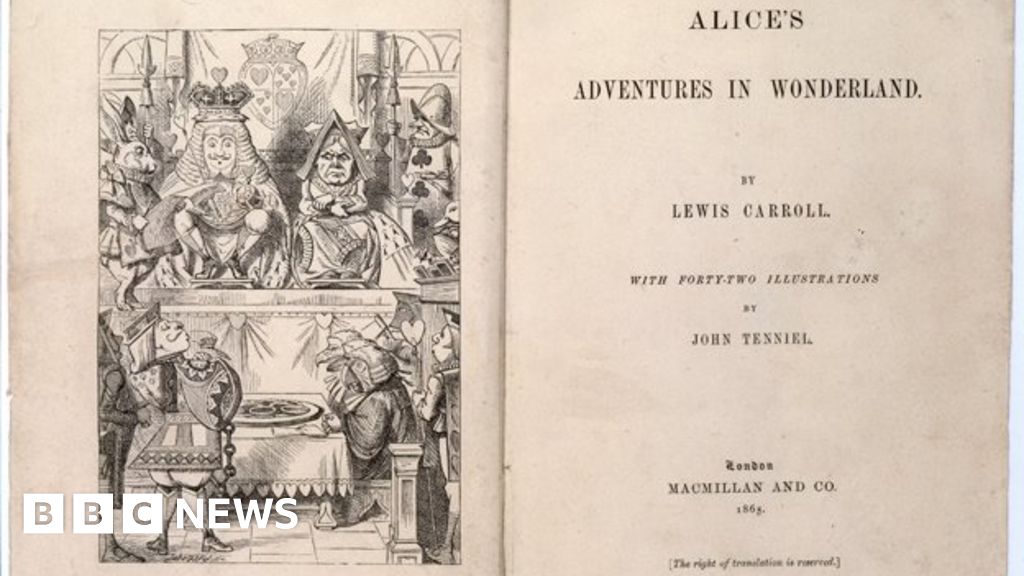 Rare First Edition Of Alice S Adventures In Wonderland On Display