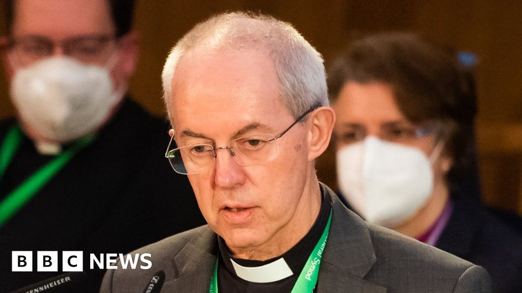 Archbishop of Canterbury Justin Welby criticises delay in removing slavery plaque