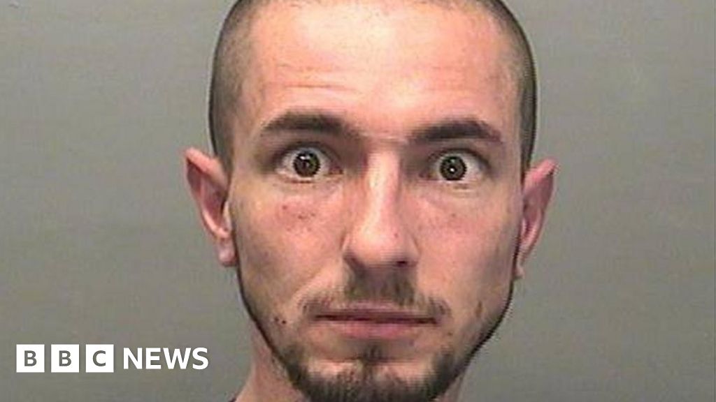 Swansea Unflattering Mugshot Man Sentenced For Assault Bbc News 