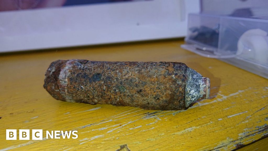 Weymouth woman 'threw unexploded WW2 bomb across garden' - BBC News