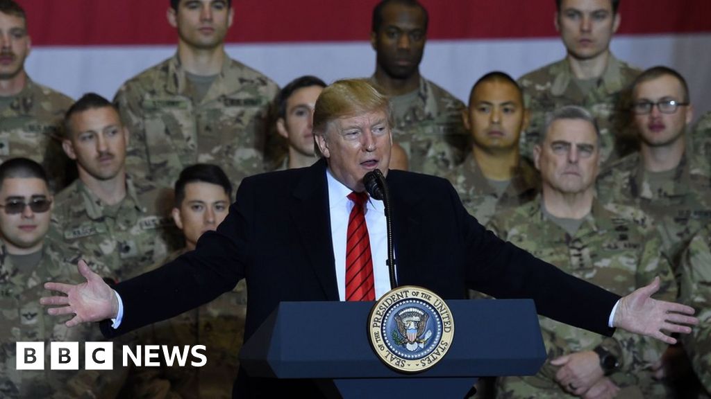 Trump makes unannounced visit to US troops in Afghanistan