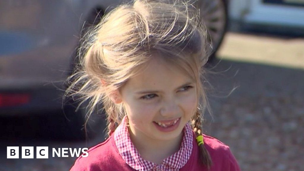 Coronavirus: Primary pupil's first day back at school