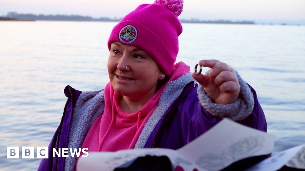 Lough snorkeller rescues newlywed's ring