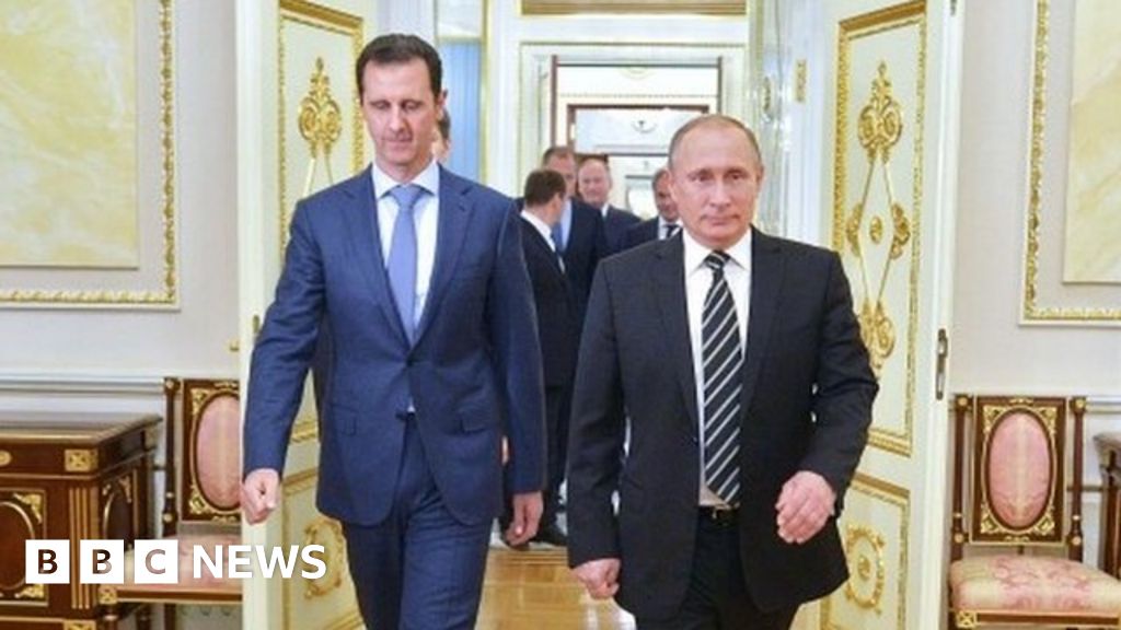 Syria Conflict Assad In Surprise Visit To Moscow Bbc News