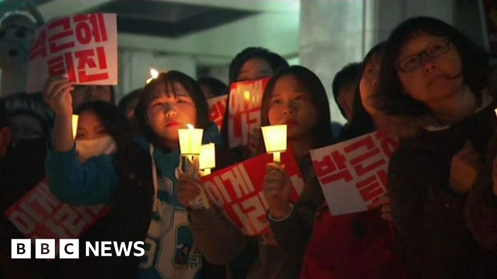 South Korea Protests Rumours Swirling Around Bbc News