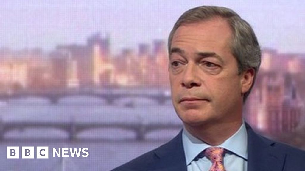 Nigel Farage: 'If we vote to leave EU we will be in charge of our own ...