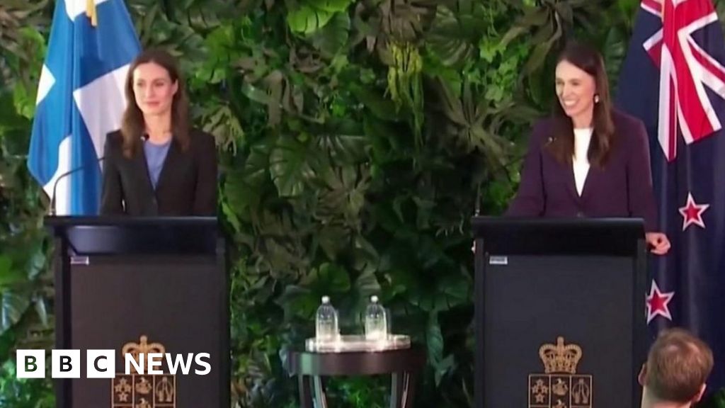 New Zealand and Finland PMs shoot down reporter's 'similar age' question