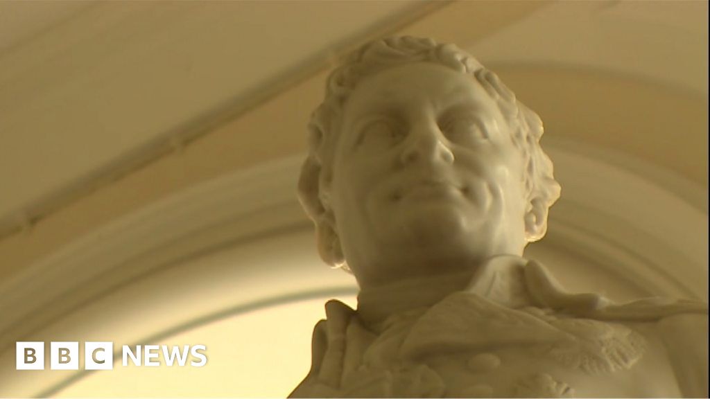 Statue of slave owner Thomas Picton covered up in Cardiff City Hall