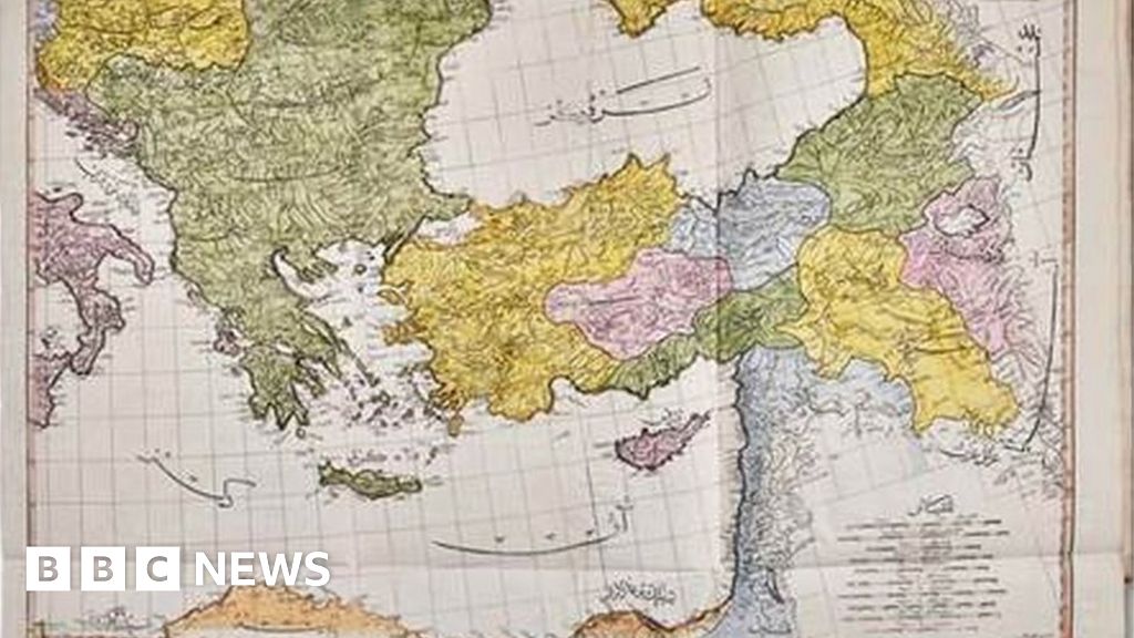 Ottoman atlas found in Northamptonshire smashes auction estimate