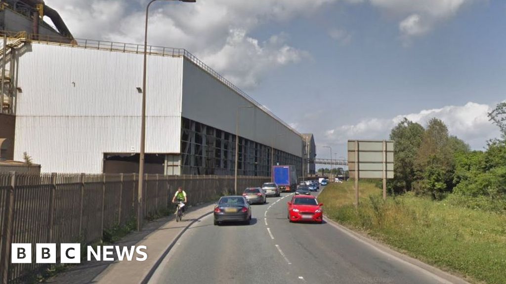 Rover Way, Cardiff, blocked by 'obstruction' - BBC News