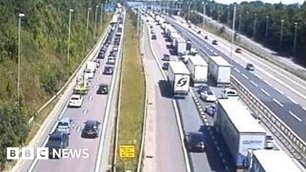 Stansted Airport: Man dies after car overturns on M11 ...