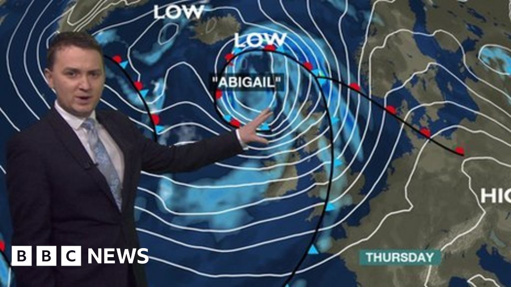 Storm Abigail First of Met Office's named storms to batter Scotland