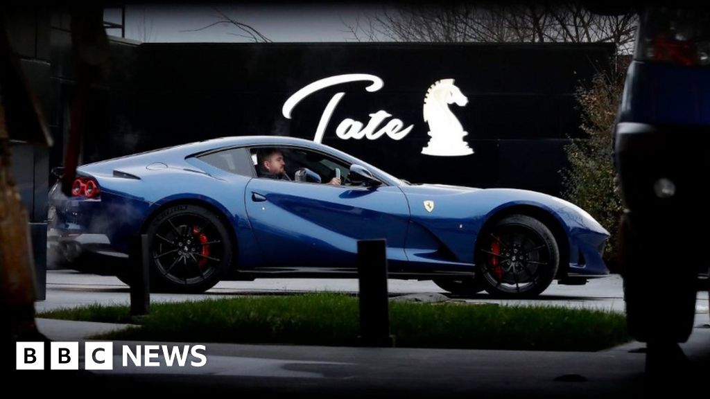 Romanian police seize luxury cars from Andrew Tate’s property