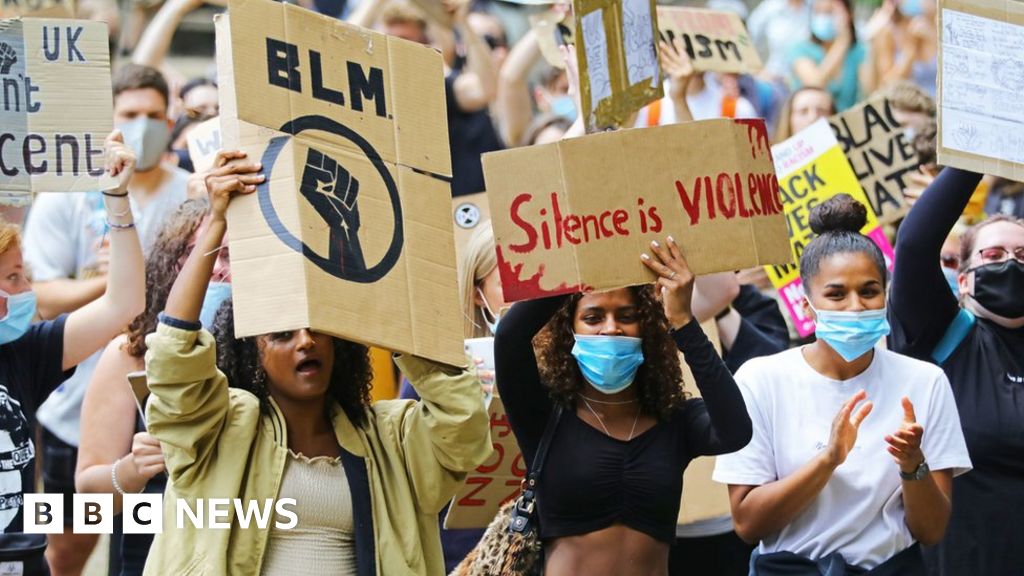 Brighton Protest Black Lives Matter Event Follows Video Outcry Bbc News