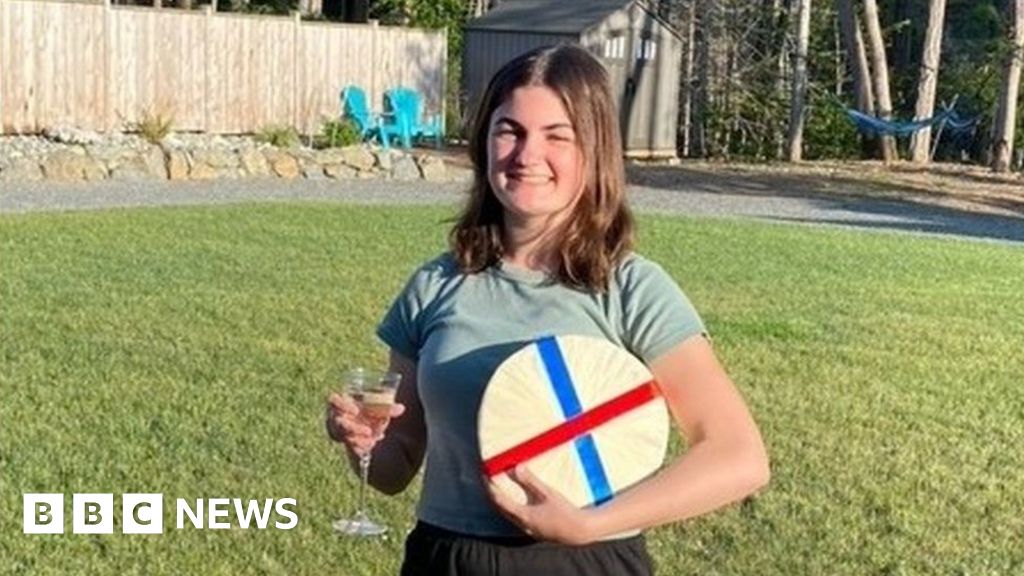 Cheese rolling winner from Canada returns home