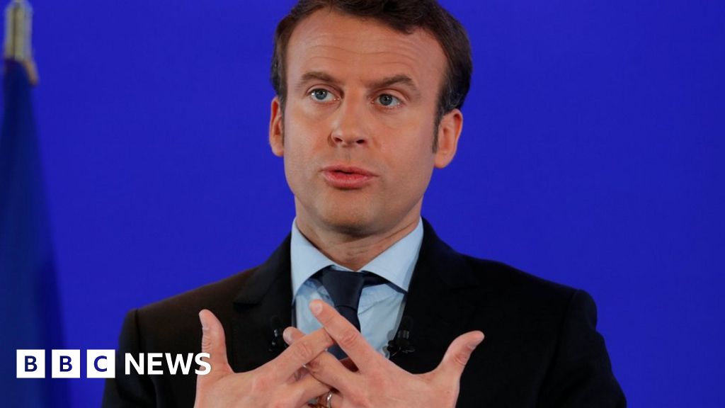 French election: Macron vows to tackle terrorism by taking on tech ...