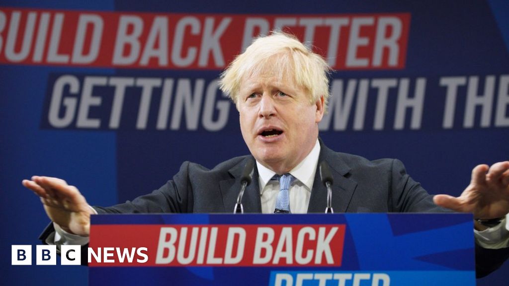 Conservative conference: Boris Johnson vows to get on with job of rebuilding UK