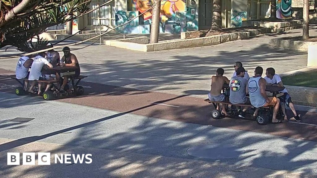 Australian Police Search For Men On Park Bench Vehicles Bbc News