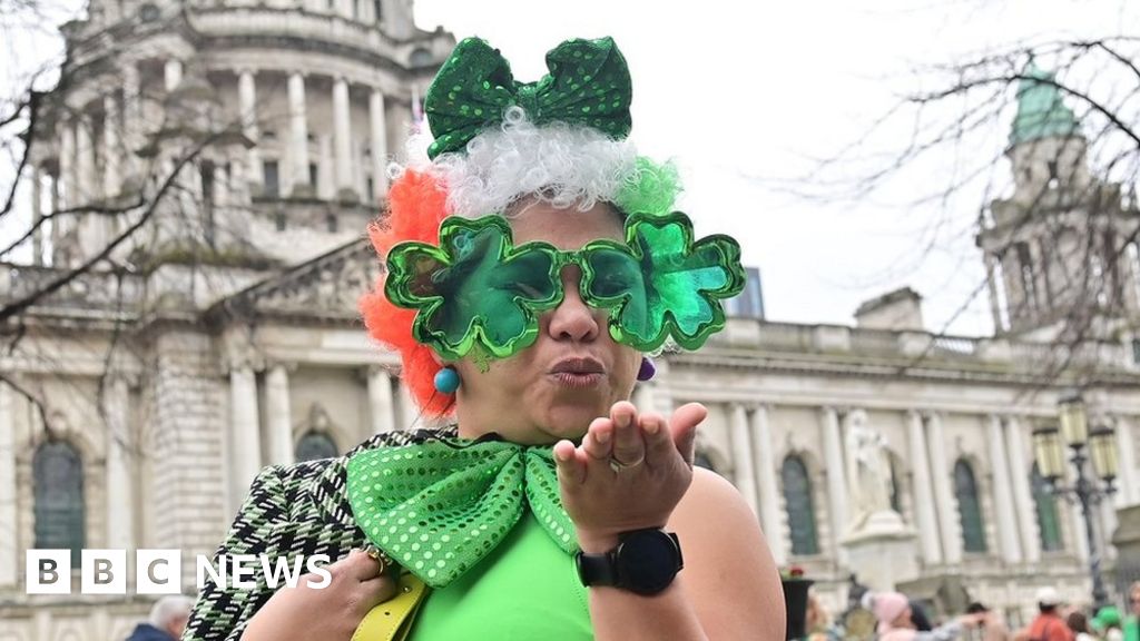 St Patrick’s Day: Thousands gather for events in NI