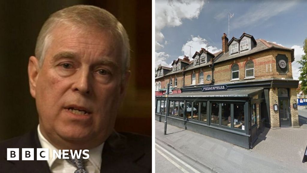 Prince Andrew Pizza Express Woking reviews suspended BBC News