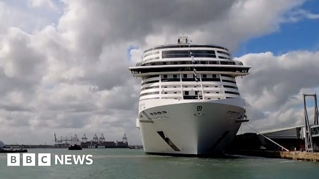 Covid: First UK Cruise Since Pandemic Leaves Port - BBC News