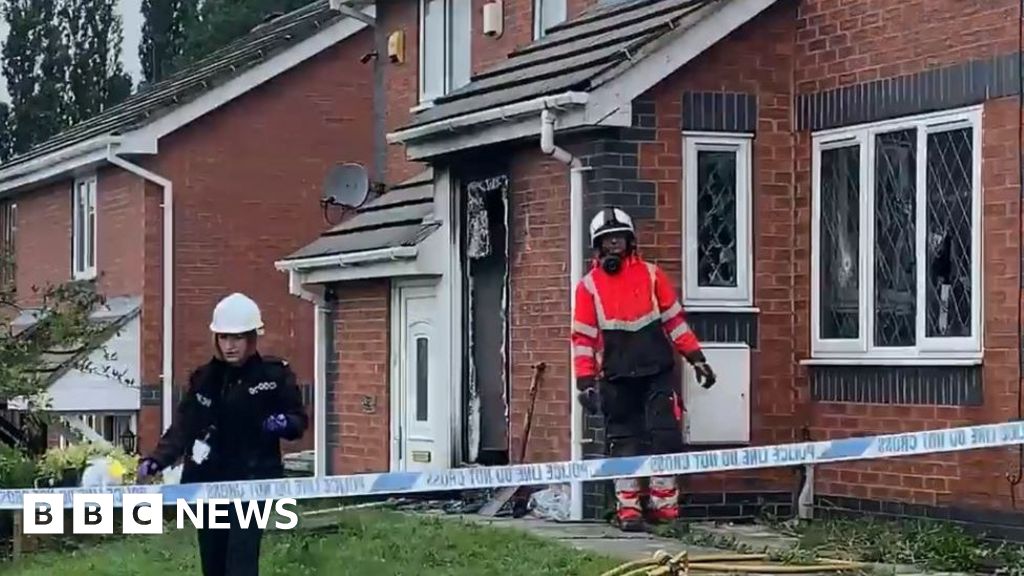 Kirklees house fire: Family jumps from windows in arson attack