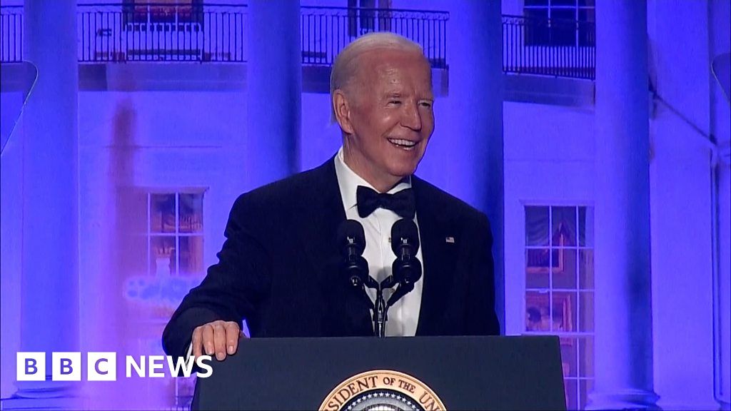 Watch: Biden roasts Trump at correspondents’ dinner