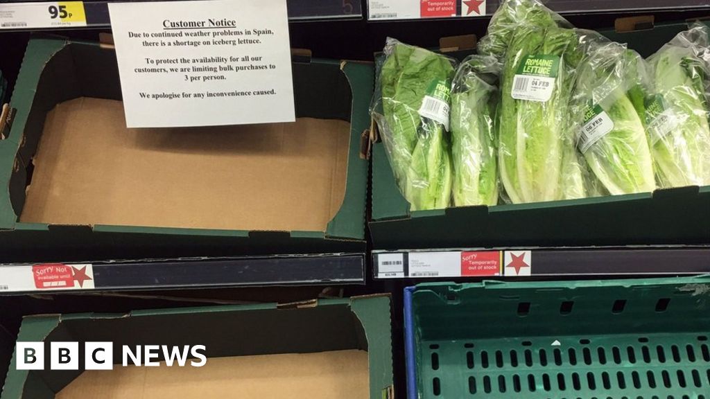 Iceberg lettuces and broccoli rationed as vegetable crisis hits supermarkets