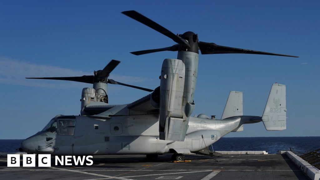أوقفت الولايات المتحدة أسطول Osprey بالكامل بعد الكارثة في اليابان