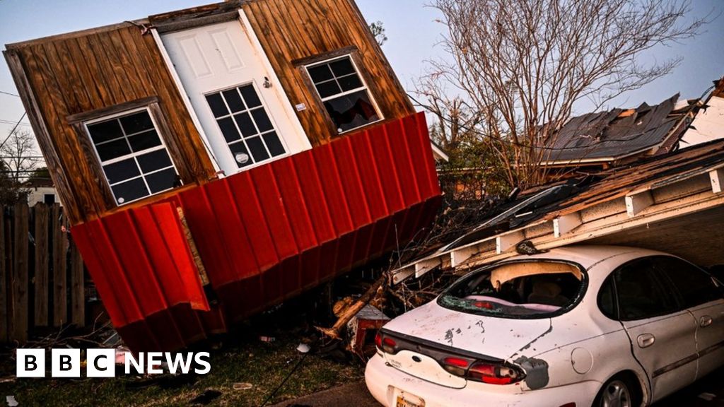 In pictures: Mississippi tornado devastates town