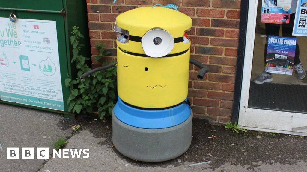 Rubbish Minions 'Creative vandalism' behind Peacehaven 'Binions' BBC