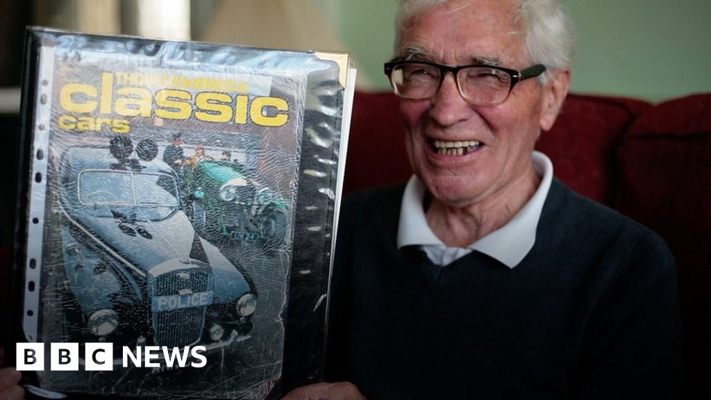 classic-police-car-was-family-s-place-of-refuge-bbc-news