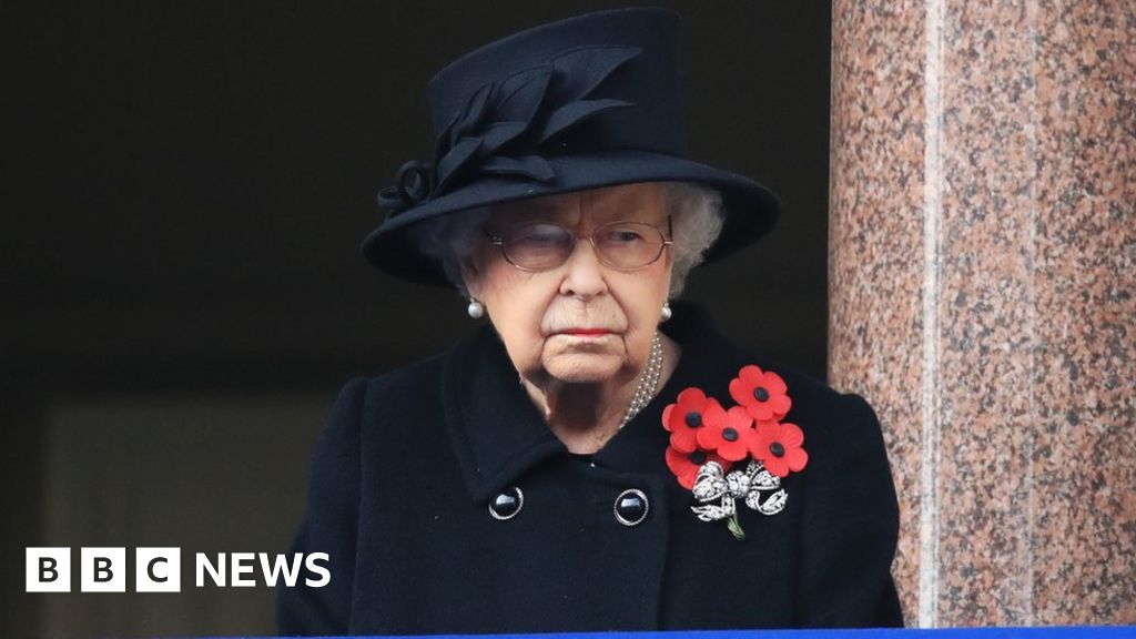 Remembrance Sunday: Queen leads scaled-back events
