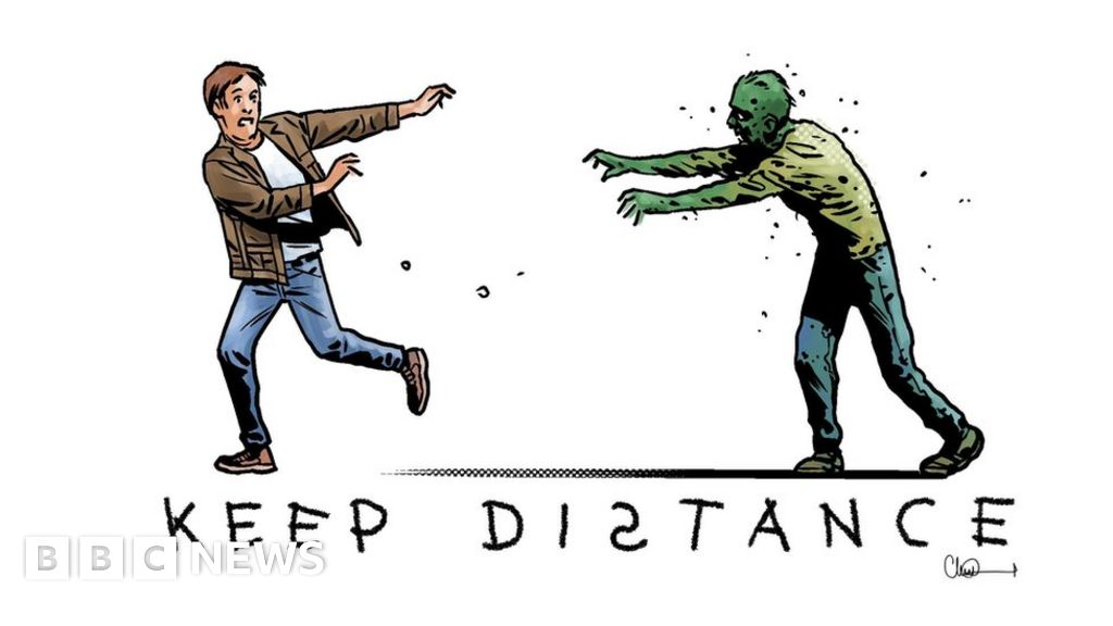 Walking Dead artist draws Covid19 health messages for Shropshire