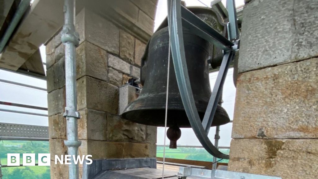 Augher Restored 100yearold church bell rings again