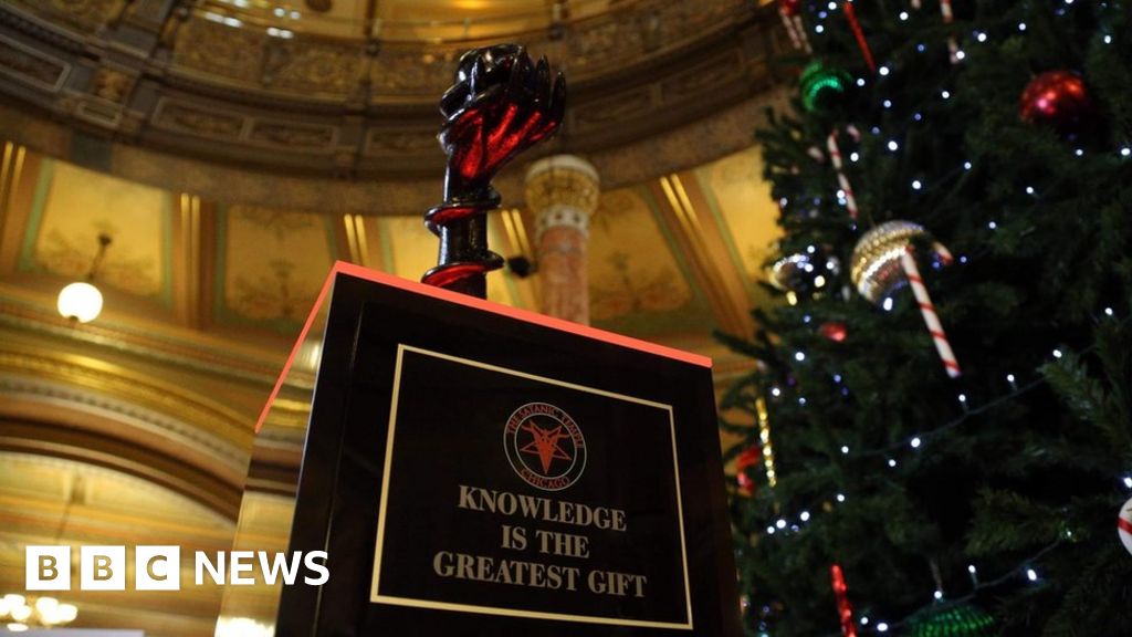 Satanic statue installed at US statehouse