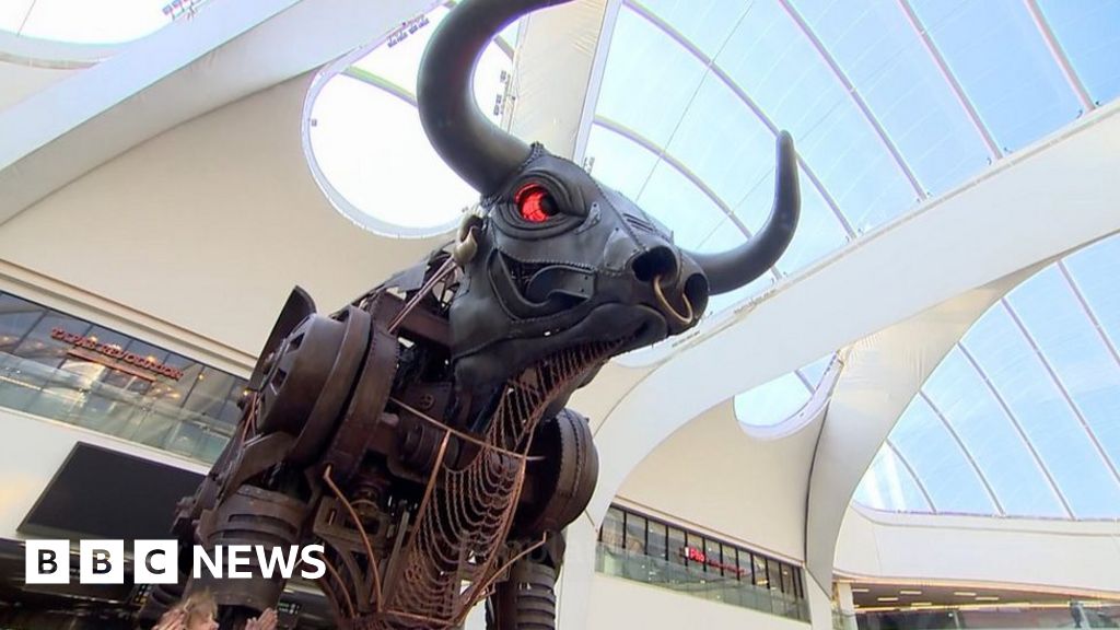 Ozzy the bull roars into life at station unveiling