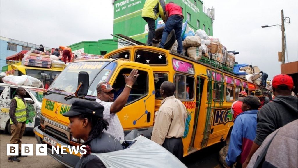 Kenya Election Triggers Nairobi Exodus Bbc News 