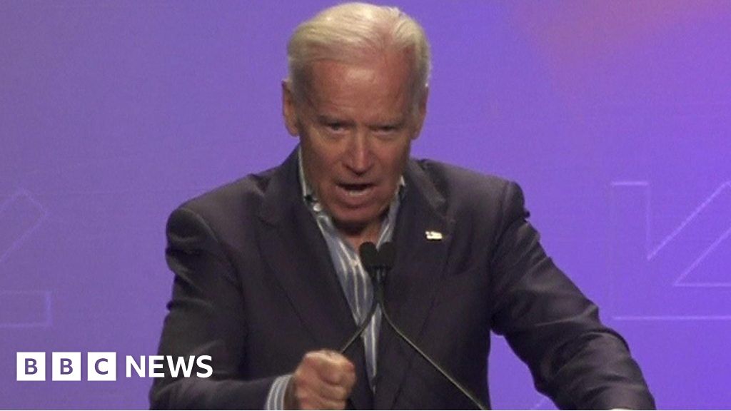Joe Biden Makes Emotional Cancer Appeal Bbc News